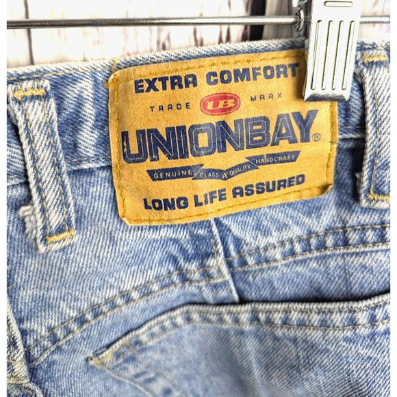 Union Bay Jeans Juniors Size 9 Light Wash Vintage Straight Leg Denim Cotton - Picture 3 of 5